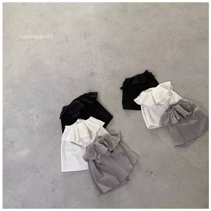 Nunubiel - Korean Baby Fashion - #onlinebabyshop - Bebe Ruffle Blouse - 3