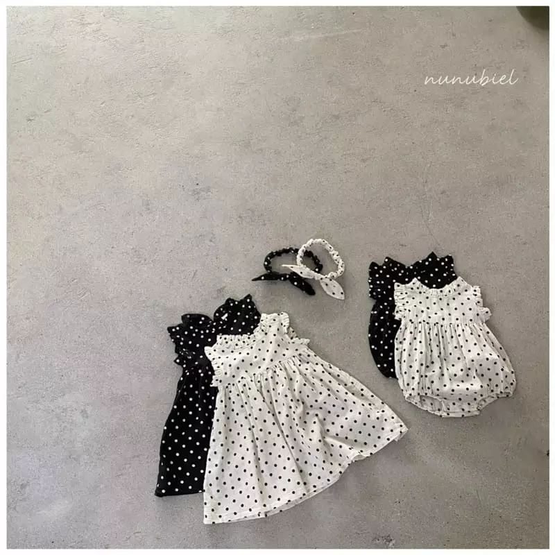 Nunubiel - Korean Children Fashion - #childofig - Dot One-piece - 8