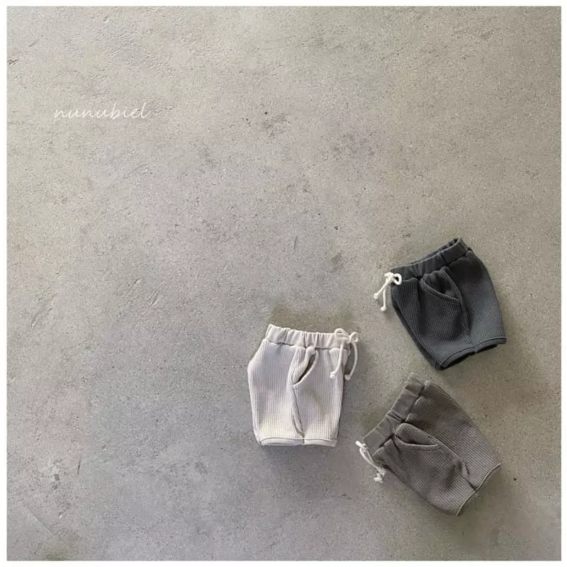 Nunubiel - Korean Children Fashion - #childofig - Waffle Shorts