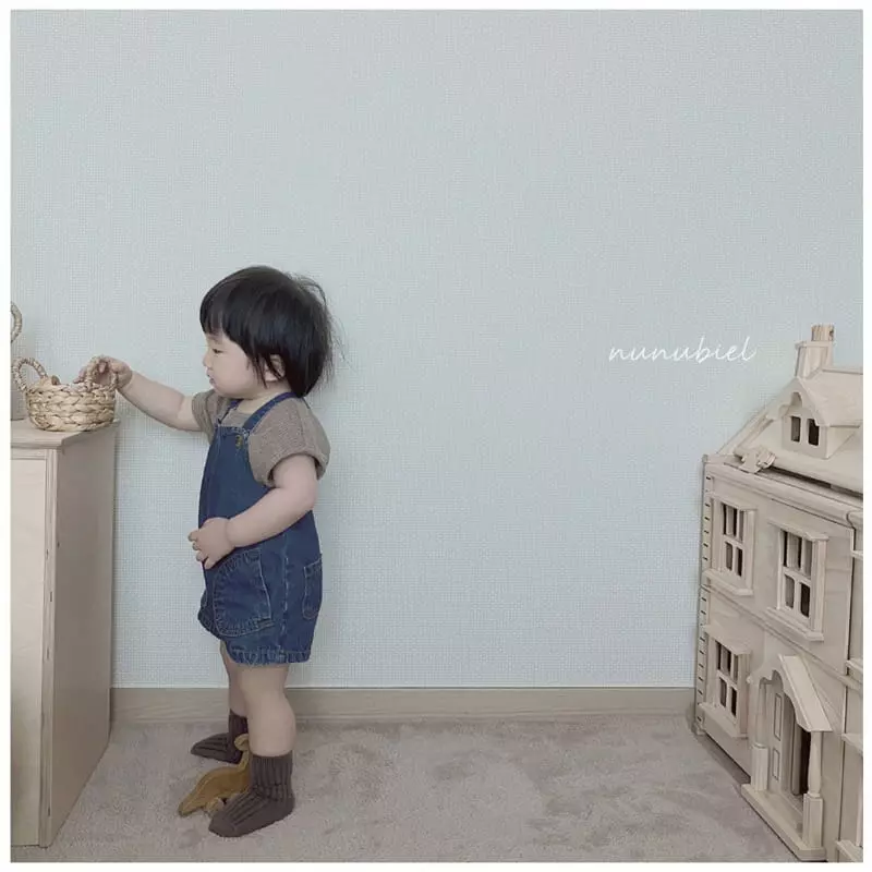 Nunubiel - Korean Children Fashion - #designkidswear - Egg Denim Dungarees - 3