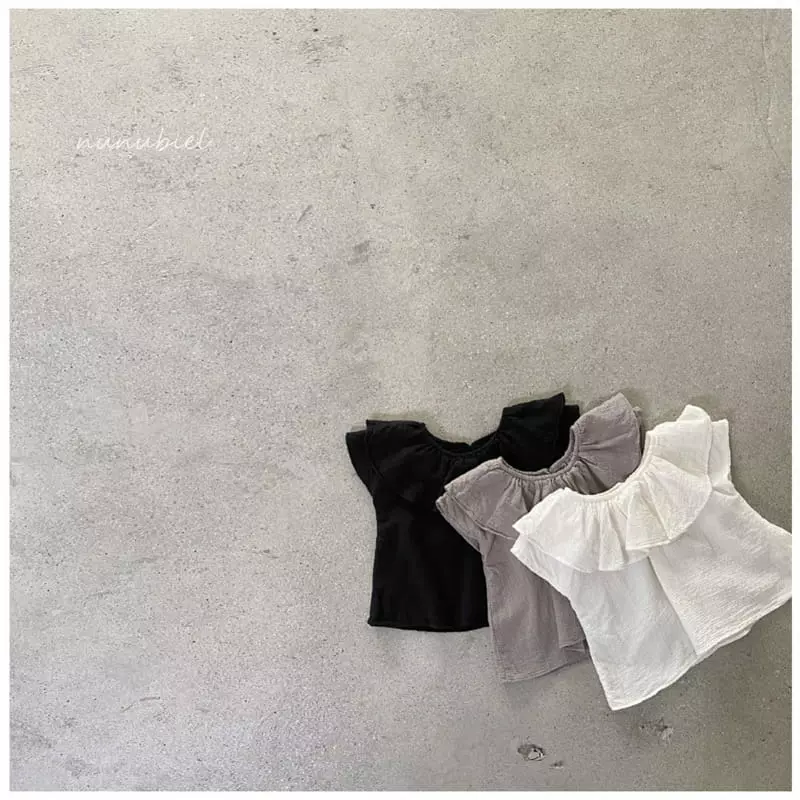 Nunubiel - Korean Children Fashion - #designkidswear - Ruffle Blouse - 6