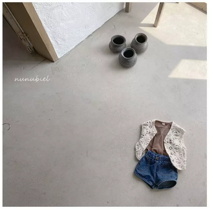 Nunubiel - Korean Children Fashion - #discoveringself - Egg Denim Shorts - 5