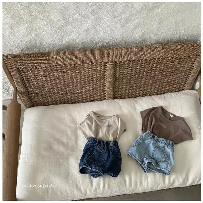 Nunubiel - Korean Children Fashion - #kidsshorts - Egg Denim Shorts - 7