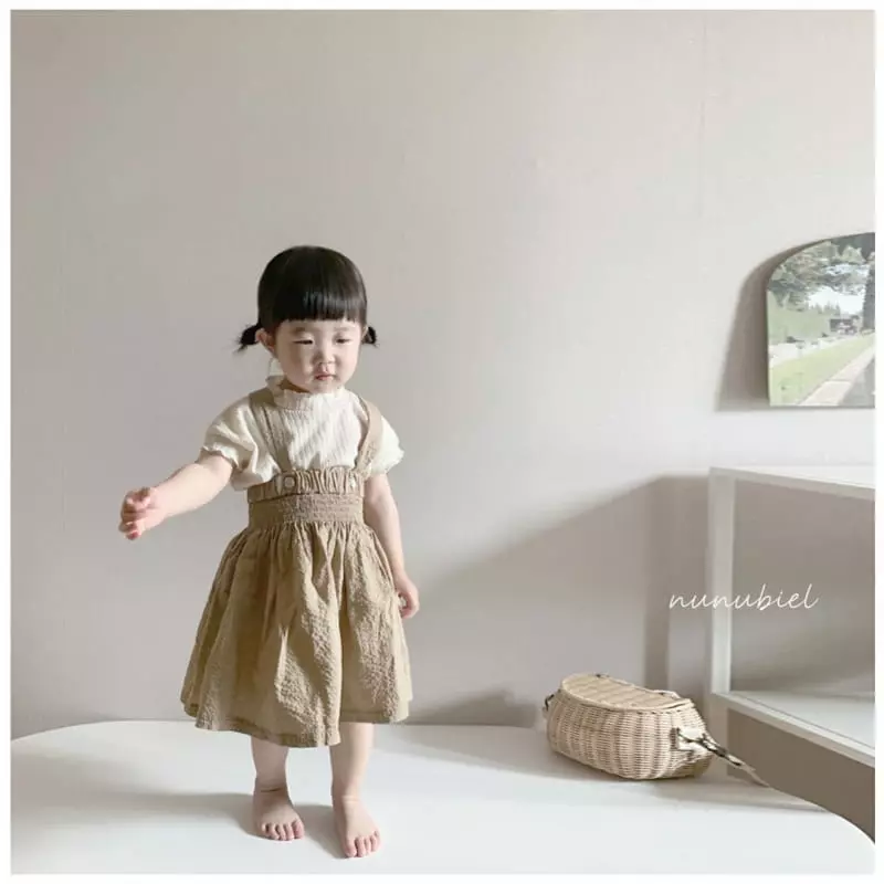 Nunubiel - Korean Children Fashion - #kidsshorts - Craker Dungarees Skirt