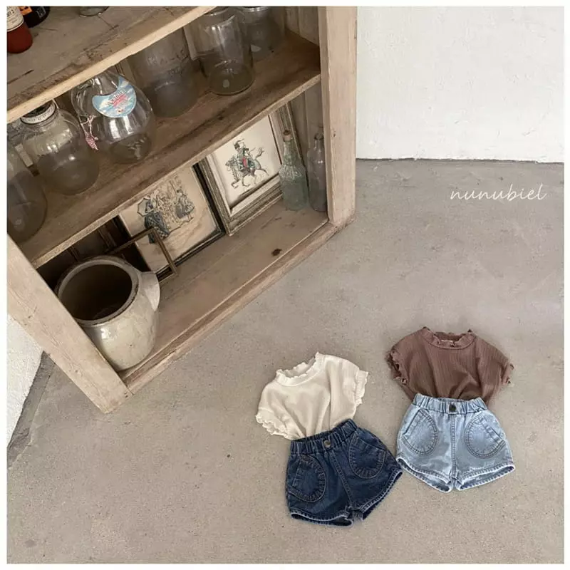 Nunubiel - Korean Children Fashion - #kidzfashiontrend - Egg Denim Shorts - 9