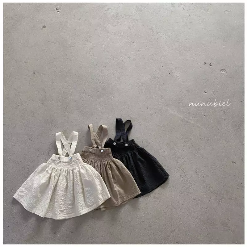 Nunubiel - Korean Children Fashion - #minifashionista - Craker Dungarees Skirt - 7