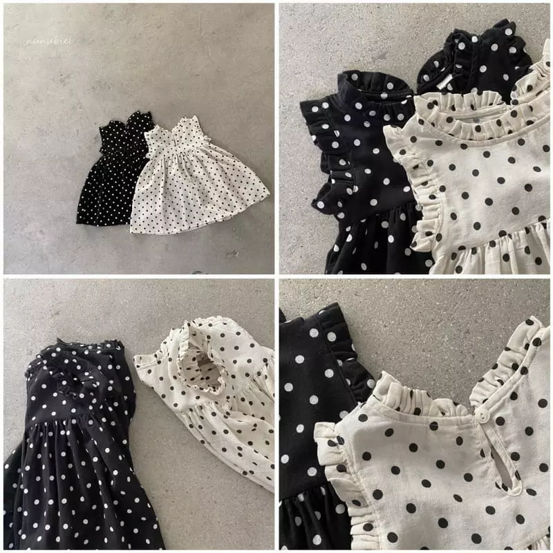 Nunubiel - Korean Children Fashion - #prettylittlegirls - Dot One-piece - 7