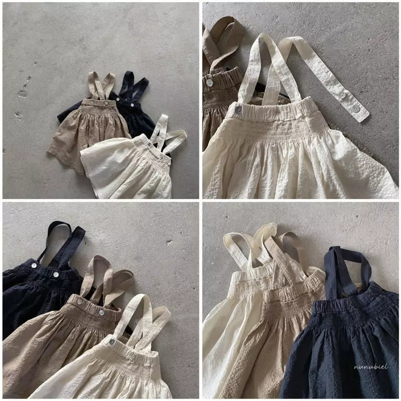 Nunubiel - Korean Children Fashion - #prettylittlegirls - Craker Dungarees Skirt - 8