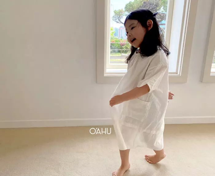 O'ahu - Korean Children Fashion - #Kfashion4kids - Linene One-piece - 6
