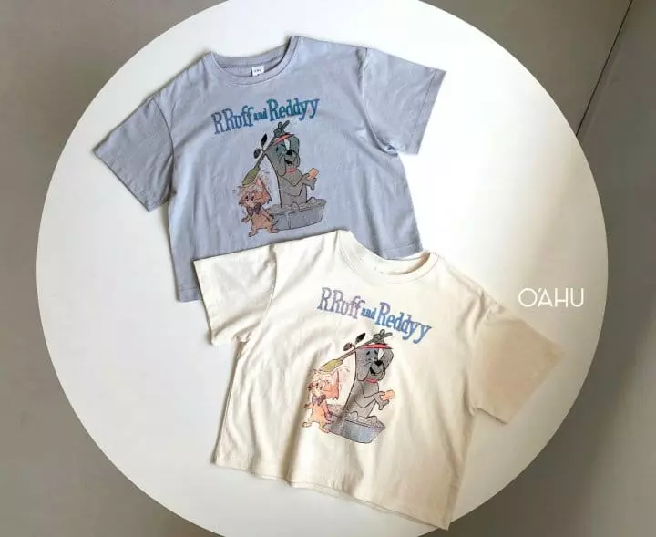 O'ahu - Korean Children Fashion - #childofig - Roof Vintage Tee