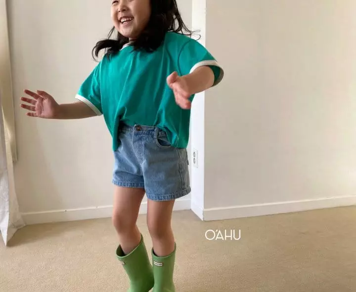 O'ahu - Korean Children Fashion - #childrensboutique - AA Denim Shorts - 5