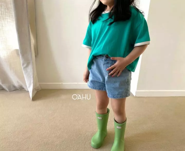 O'ahu - Korean Children Fashion - #designkidswear - AA Denim Shorts - 6