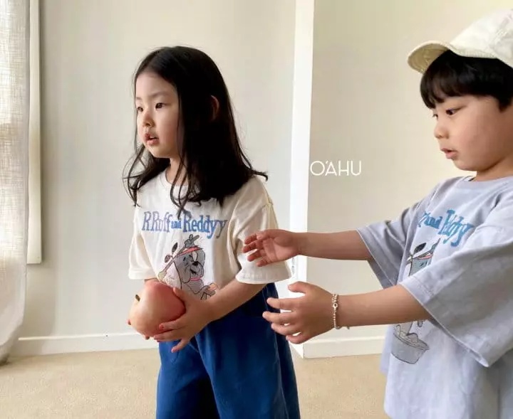 O'ahu - Korean Children Fashion - #designkidswear - Roof Vintage Tee - 3