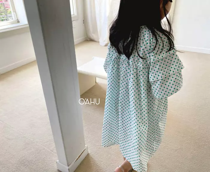 O'ahu - Korean Children Fashion - #designkidswear - Ggom Dot One-piece - 3