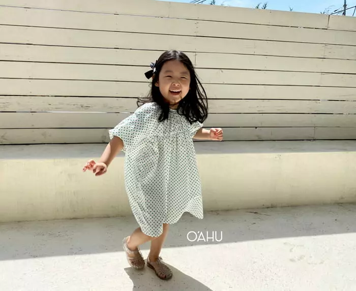 O'ahu - Korean Children Fashion - #fashionkids - Ggom Dot One-piece - 5