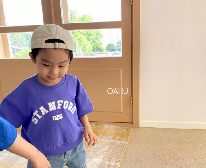 O'ahu - Korean Children Fashion - #kidsshorts - Stanford Half Sweatshirt - 7