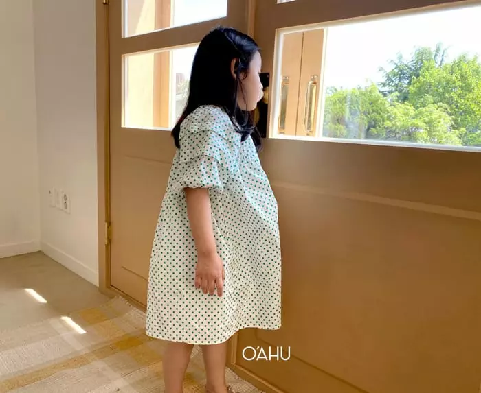 O'ahu - Korean Children Fashion - #kidsstore - Ggom Dot One-piece - 7