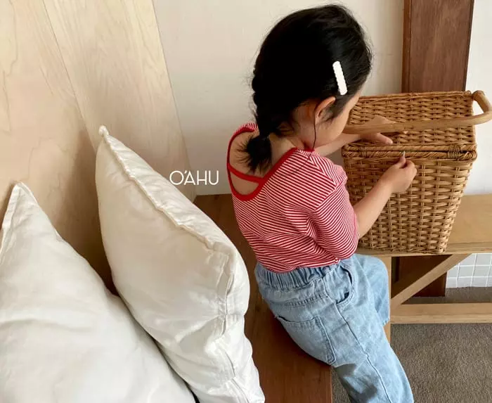 O'ahu - Korean Children Fashion - #kidsstore - Valery Stripes Tee - 12