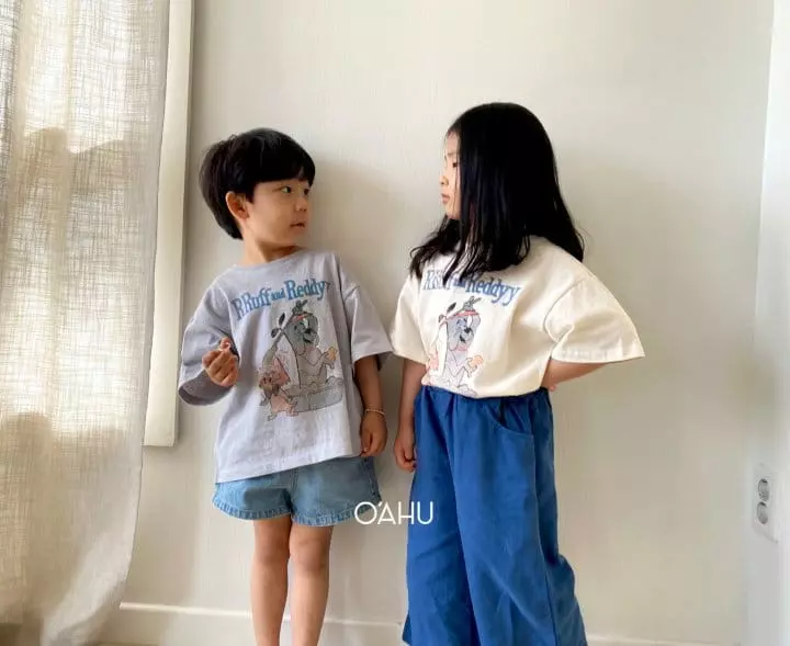 O'ahu - Korean Children Fashion - #kidzfashiontrend - Roof Vintage Tee - 8