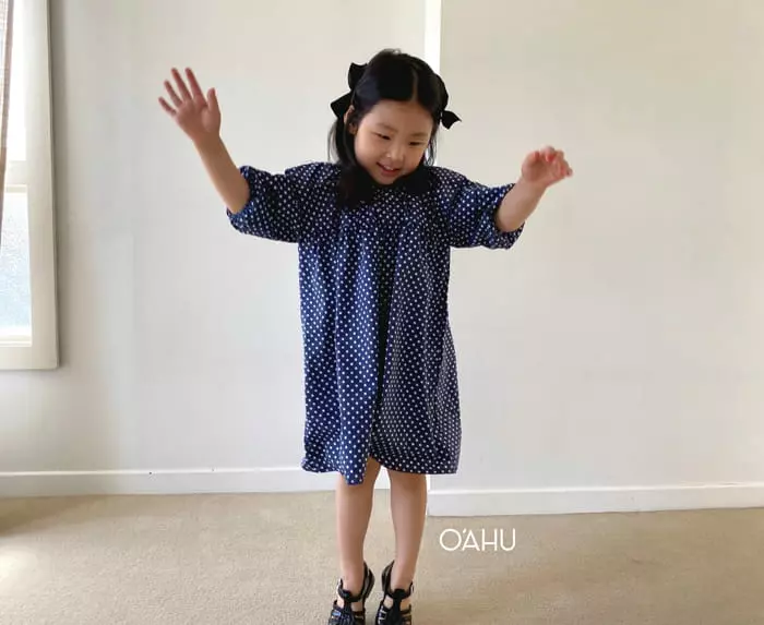 O'ahu - Korean Children Fashion - #littlefashionista - Ggom Dot One-piece - 10