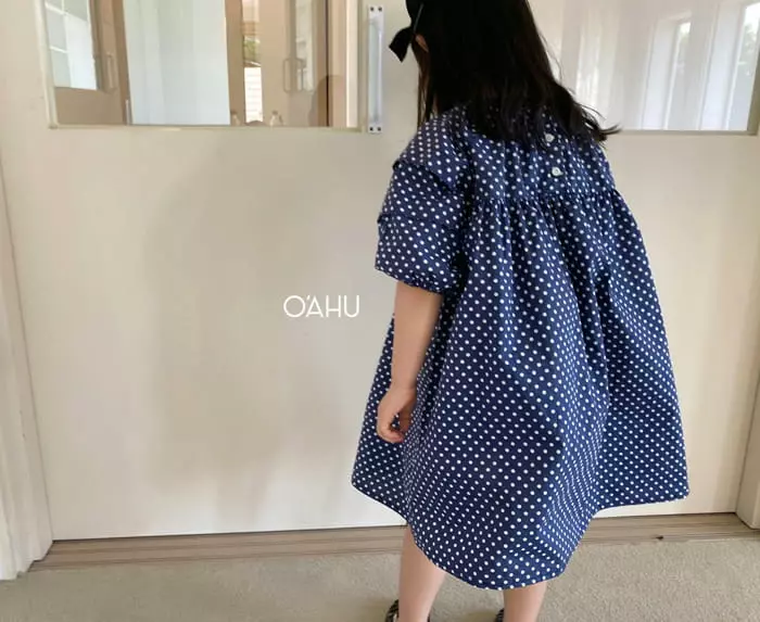 O'ahu - Korean Children Fashion - #minifashionista - Ggom Dot One-piece - 12