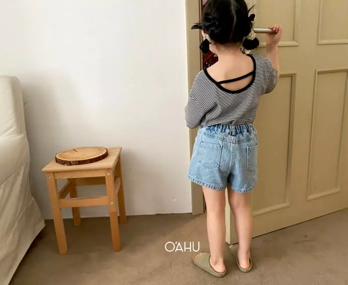O'ahu - Korean Children Fashion - #minifashionista - Valery Stripes Tee