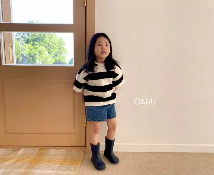 O'ahu - Korean Children Fashion - #prettylittlegirls - AA Denim Shorts - 2