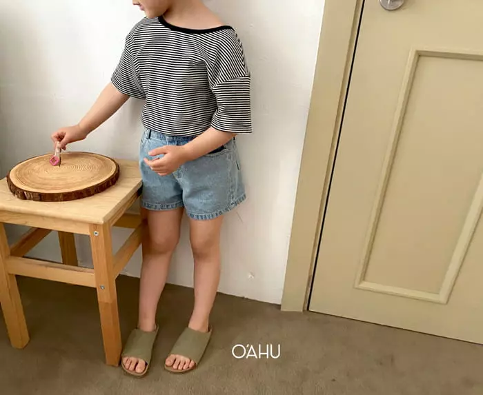 O'ahu - Korean Children Fashion - #prettylittlegirls - Valery Stripes Tee - 2