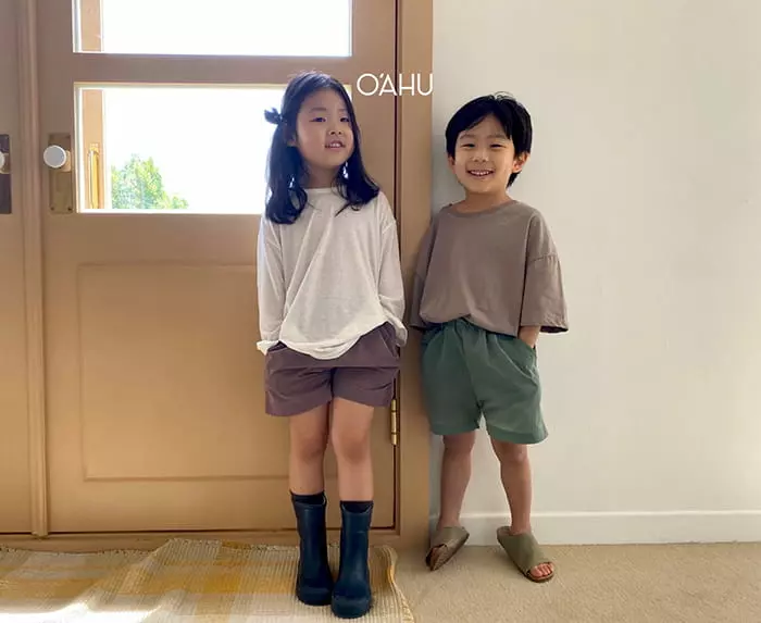 O'ahu - Korean Children Fashion - #stylishchildhood - Base Tee - 6