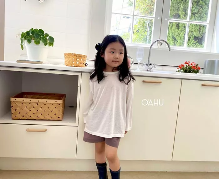 O'ahu - Korean Children Fashion - #prettylittlegirls - Base Tee - 4