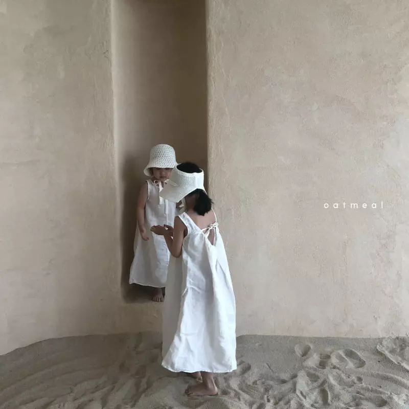 Oatmeal - Korean Children Fashion - #childrensboutique - Sand Bonnet Hat - 9