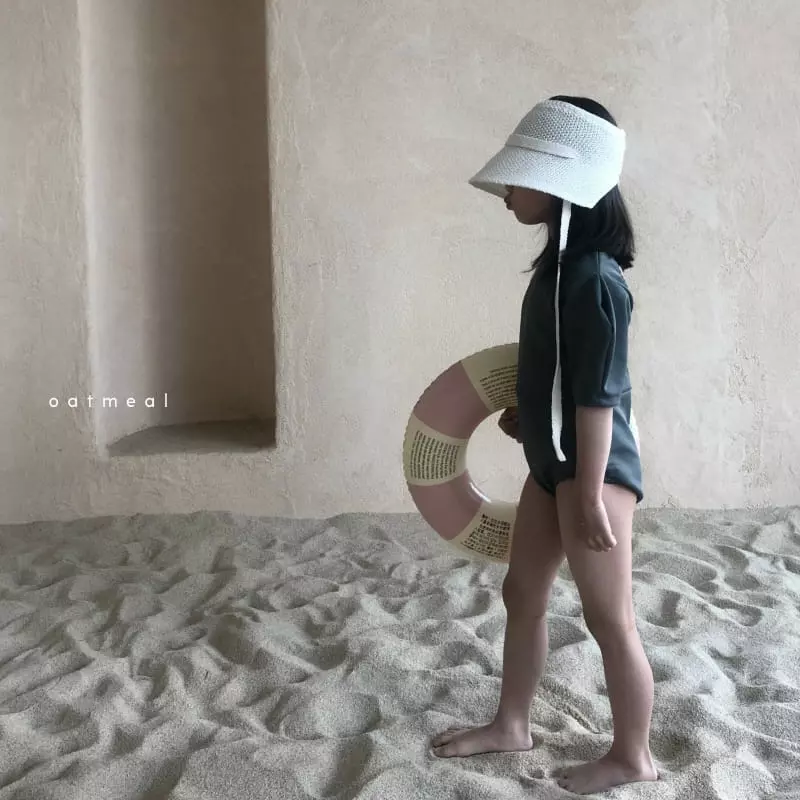 Oatmeal - Korean Children Fashion - #designkidswear - Cream Open Hat - 11