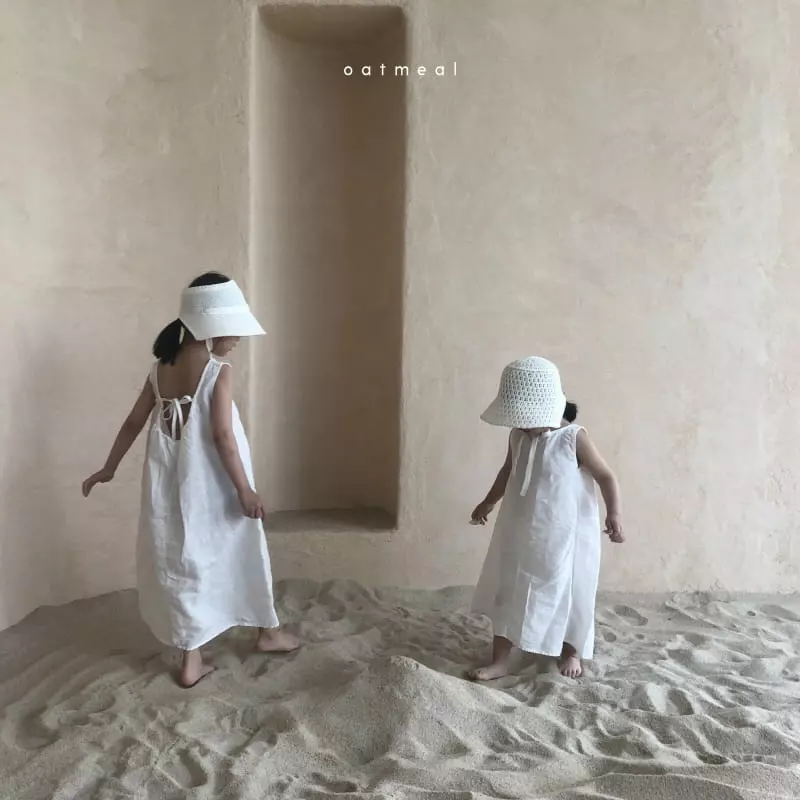 Oatmeal - Korean Children Fashion - #discoveringself - Cream Open Hat - 12