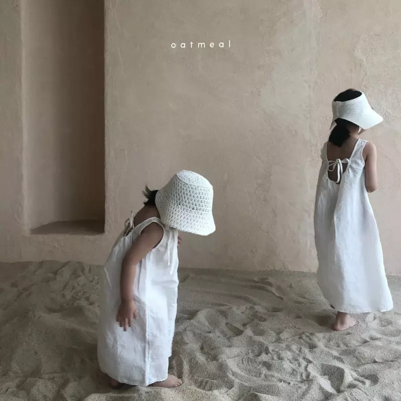 Oatmeal - Korean Children Fashion - #discoveringself - Sand Bonnet Hat - 11
