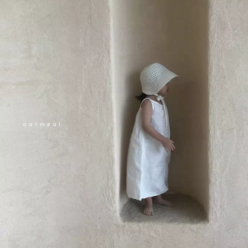 Oatmeal - Korean Children Fashion - #fashionkids - Sand Bonnet Hat - 12