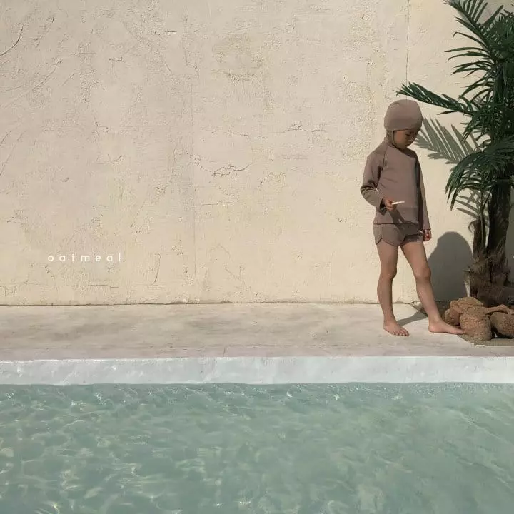 Oatmeal - Korean Children Fashion - #fashionkids - Bara Swimwear - 9