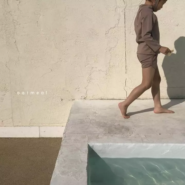 Oatmeal - Korean Children Fashion - #kidsshorts - Bara Swimwear - 10