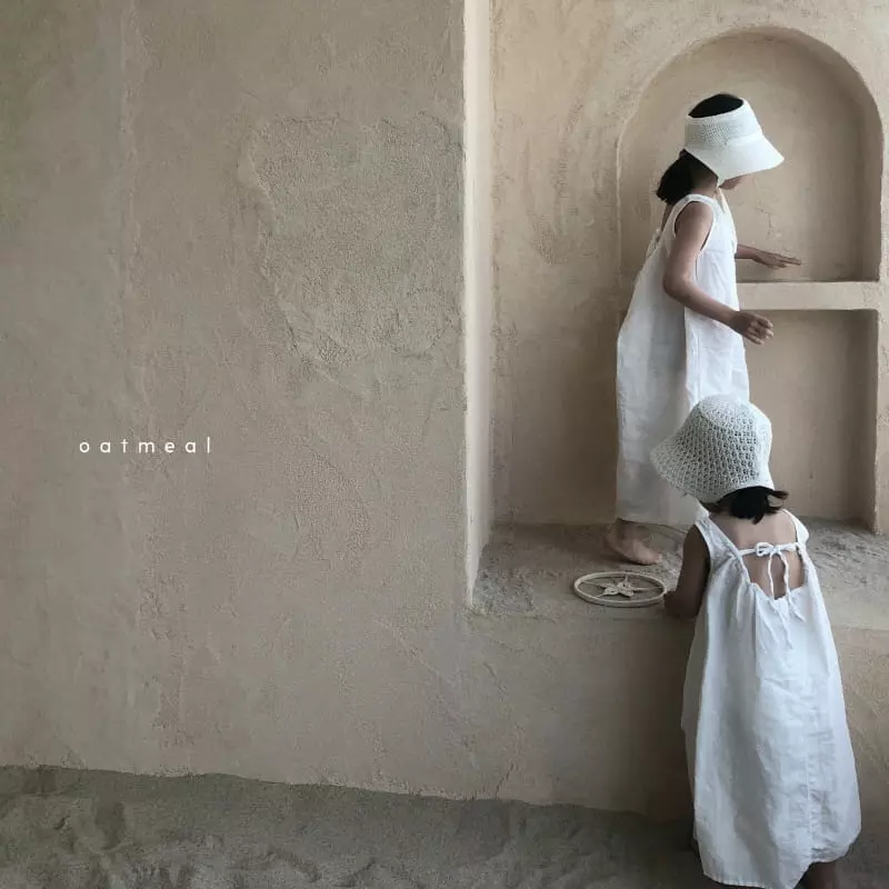 Oatmeal - Korean Children Fashion - #littlefashionista - Sand Bonnet Hat