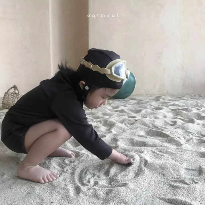 Oatmeal - Korean Children Fashion - #toddlerclothing - Bara Swimwear - 4