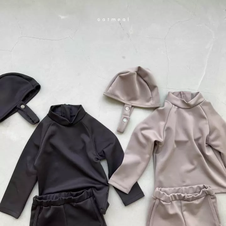 Oatmeal - Korean Children Fashion - #todddlerfashion - Bara Swimwear - 2
