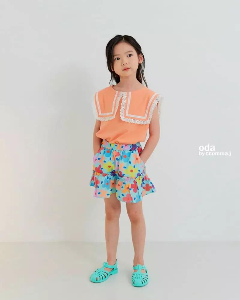 Oda - Korean Children Fashion - #childrensboutique - Square Lace Sleeveless - 10