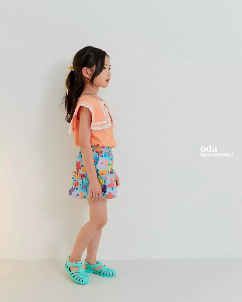 Oda - Korean Children Fashion - #discoveringself - Square Lace Sleeveless - 12