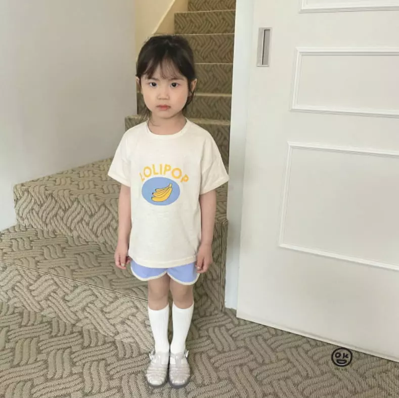 Oh Kids - Korean Children Fashion - #Kfashion4kids - Rolly Pop Top Bottom Set - 7