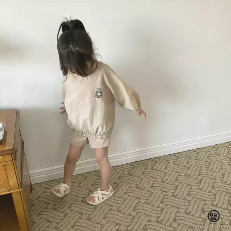 Oh Kids - Korean Children Fashion - #childofig - Robbot Top Bottom Set - 6