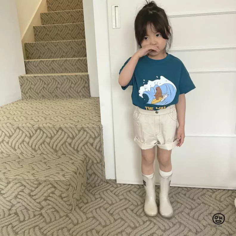 Oh Kids - Korean Children Fashion - #childofig - Wave Tee - 2