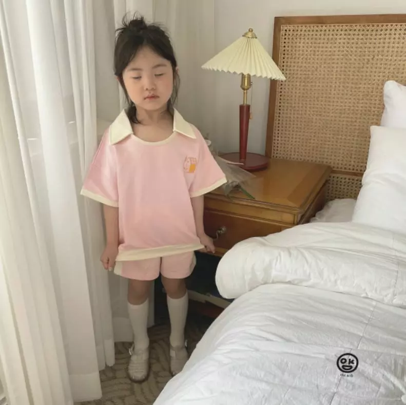 Oh Kids - Korean Children Fashion - #childofig - My Home Top Bottom Set - 10