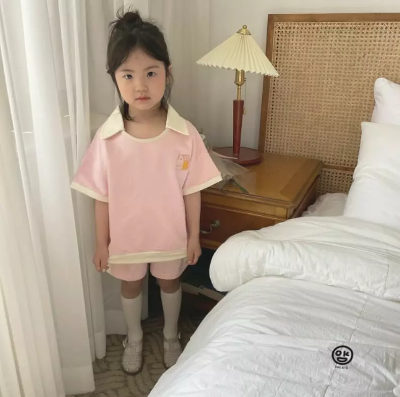Oh Kids - Korean Children Fashion - #childofig - My Home Top Bottom Set - 11