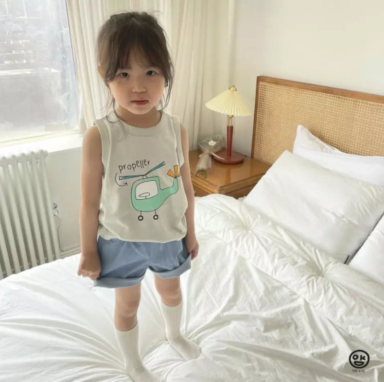 Oh Kids - Korean Children Fashion - #childrensboutique - Helly Sleeveless