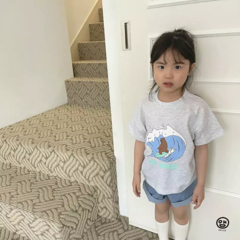 Oh Kids - Korean Children Fashion - #discoveringself - Wave Tee - 5