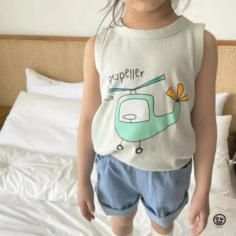 Oh Kids - Korean Children Fashion - #discoveringself - Helly Sleeveless - 3